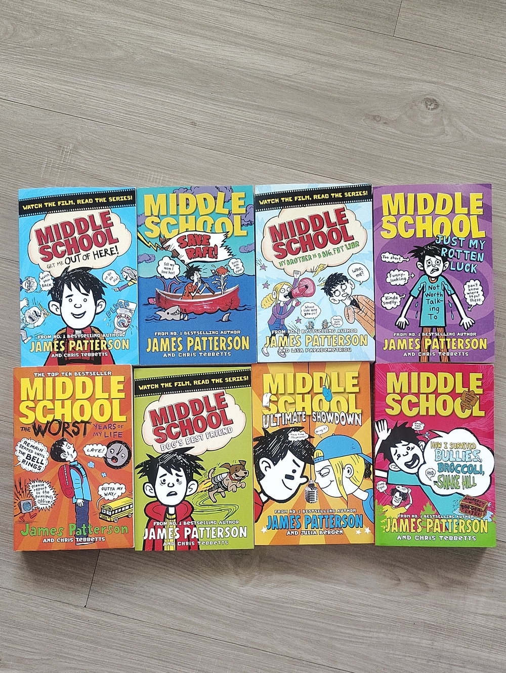 New James Patterson Middle School Book Set -  Kids Books Collection